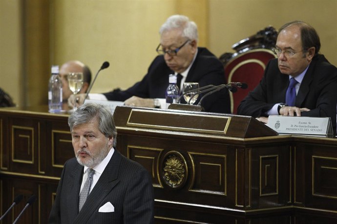 Iñigo Méndez de Vigo en el Senado en el Día Oficial de la Memoria del Holocausto