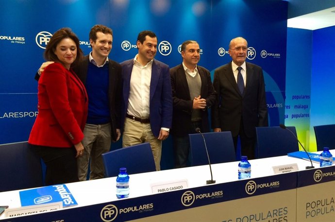 CASADO, MORENO Y BENDODO EN MALAGA