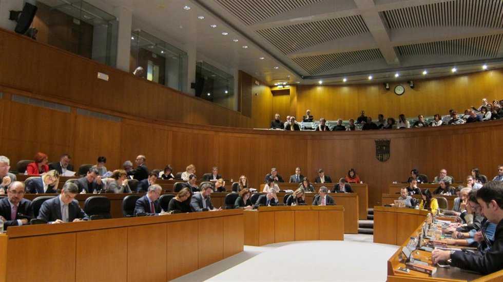 Pleno de las Cortes de Aragón