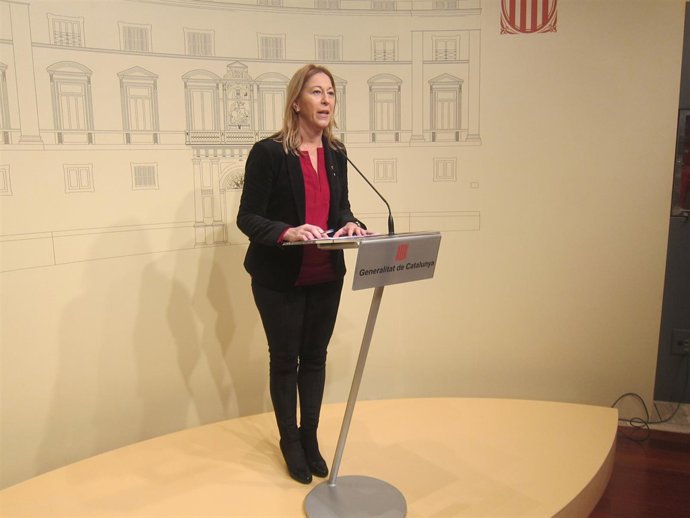 La consellera de Presidencia de la Generalitat, Neus Munté