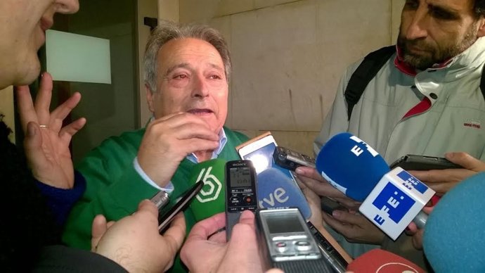 Alfonso Rus a la salida del juzgado