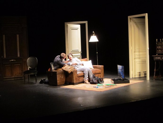 Concha Velasco en la obra 'Olivia y Eugenio', en el Teatro Goya