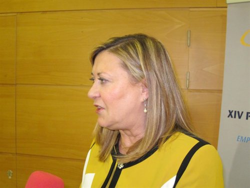 La consejera de Economía y Hacienda, Pilar del Olmo