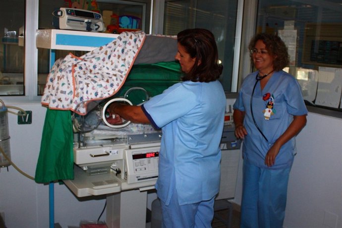 Incubadora del hospital San Agustín de Linares