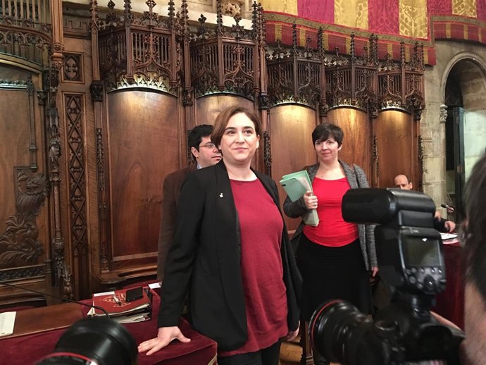 La alcaldesa de Barcelona, Ada Colau