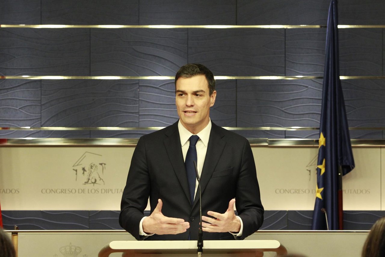 Rueda de prensa de Pedro Sánchez en el Congreso