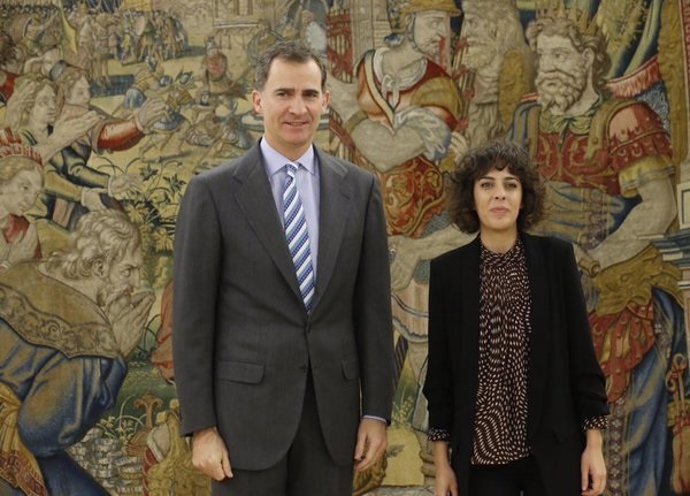 Audiencia del Rey a la representante de En Marea Alexandra Fernández 