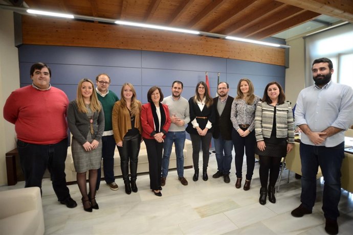 Reunión en Granada de Sánchez Rubio con coordinadores del IAJ