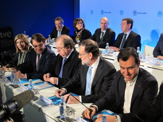 Rajoy en la Junta directiva del PP de Castilla y León