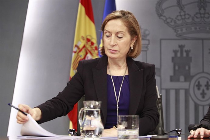 Ana Pastor tras el Consejo de Ministros