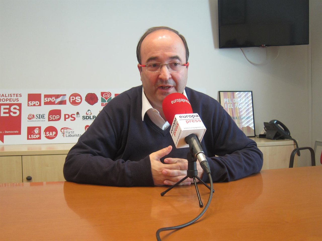 El primer secretario del PSC, Miquel Iceta. 