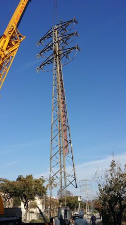  Retirada De Una Torre Eléctrica En Sant Boi De Llobregat
