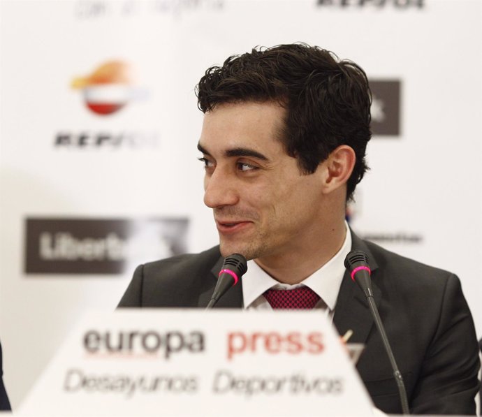 Javier Fernández en los Desayunos Deportivos de Europa Press