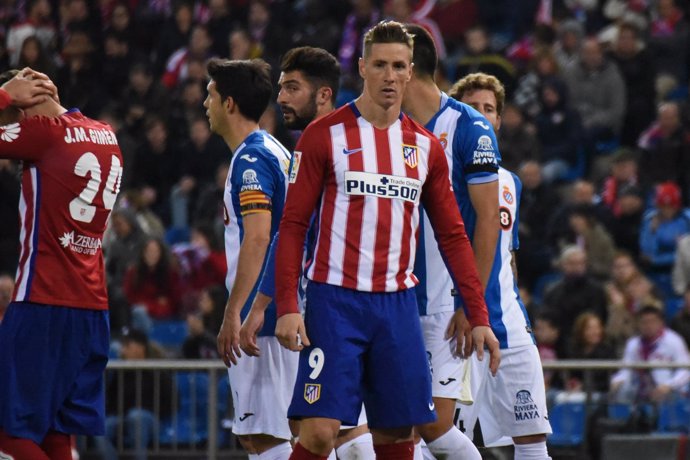 Atlético Madrid contra RCD Espanyol - Fernando Torres