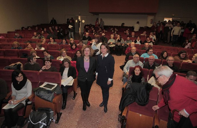 Isabel Ambrosio y Alba Doblas en las jornadas