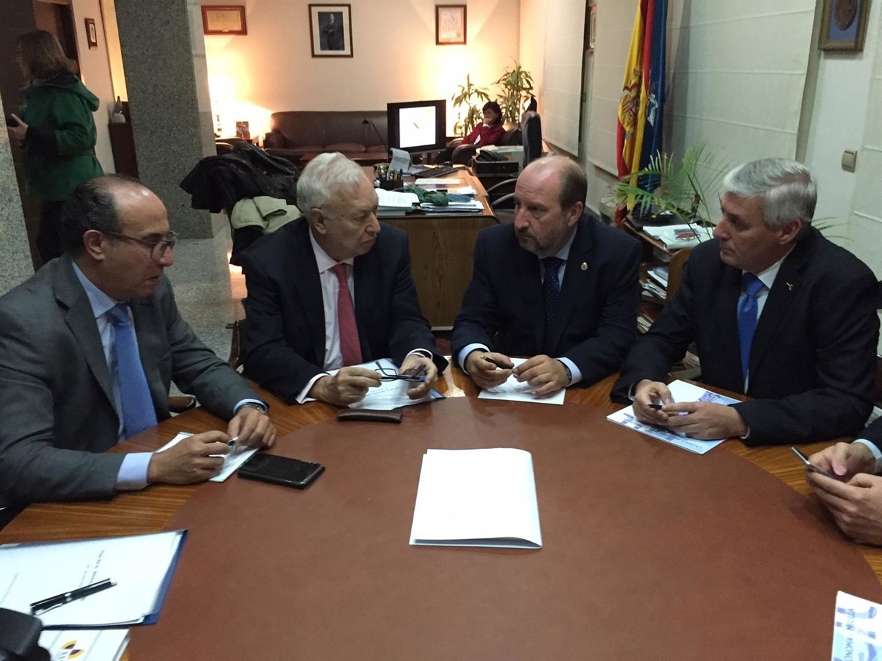 José Manuel García-Margallo, durante su visita a Melilla
