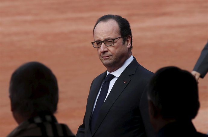 El presidente de Francia, François Hollande, de visita en India