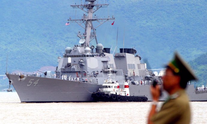 USS Curtis Wilbur Mar de la China Meridional