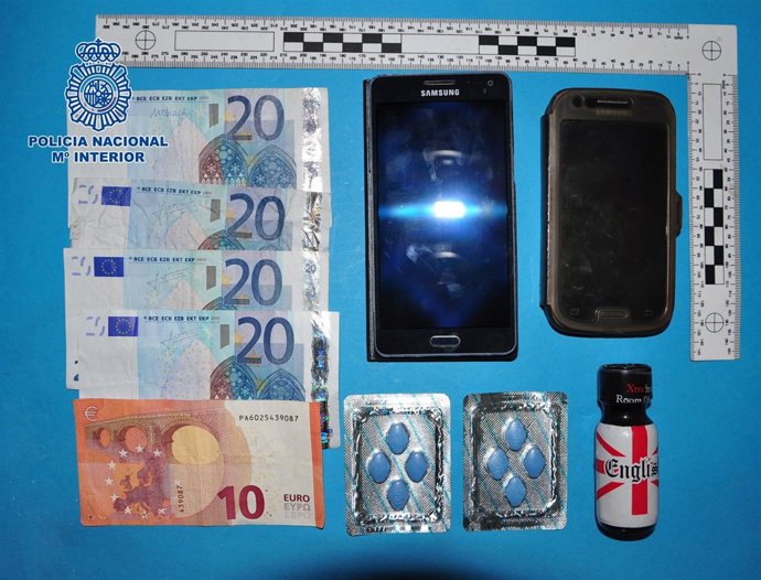 Droga y dinero incautados