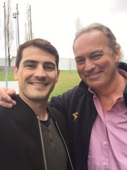 Iker Casillas y Bertín Osborne