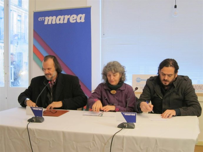 Rueda de prensa de En Marea para anunciar medidas para el sector lácteo