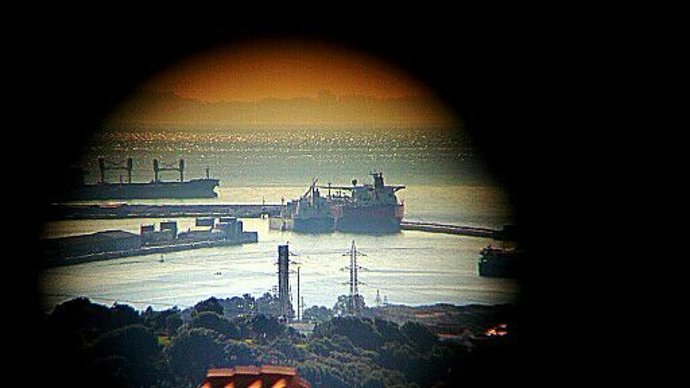 Submarino nuclear en Gibraltar