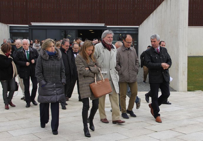 El ministro en el homenaje al arqueólogo Javier Cortes