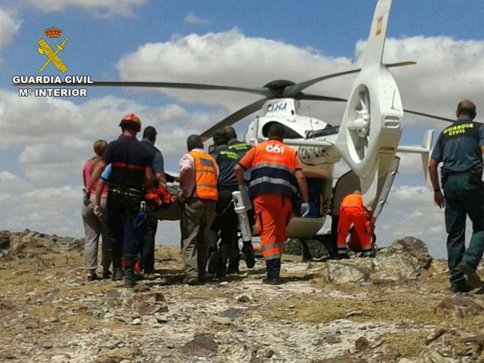 Rescate efectuado por la Guardia Civil de Córdoba