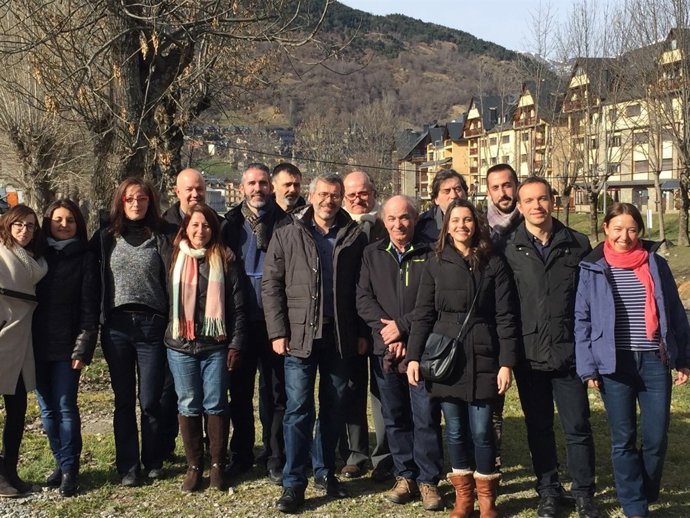 Inés Arrimadas (C's) en un acto en Vielha