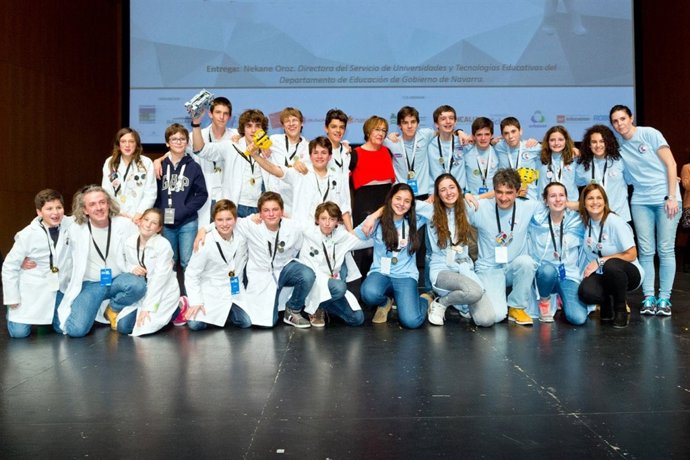 Ganadores de la fase navarra de la First Lego League