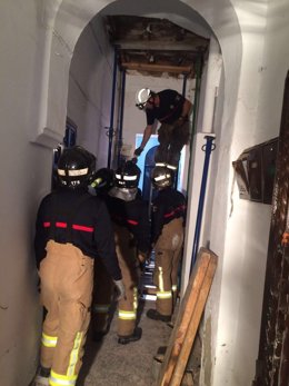 Actuación de Bomberos en Sevilla