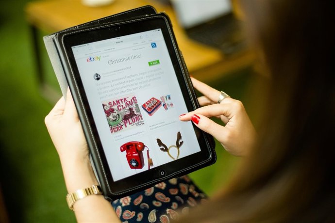 Tablet, compras, navidad, comprar, 