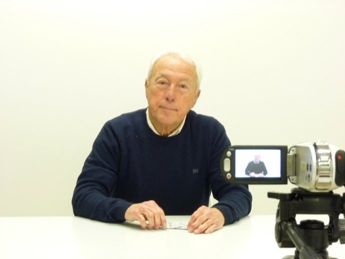 Uno de los participantes en el taller de la memoria sobre el incendio de 1941