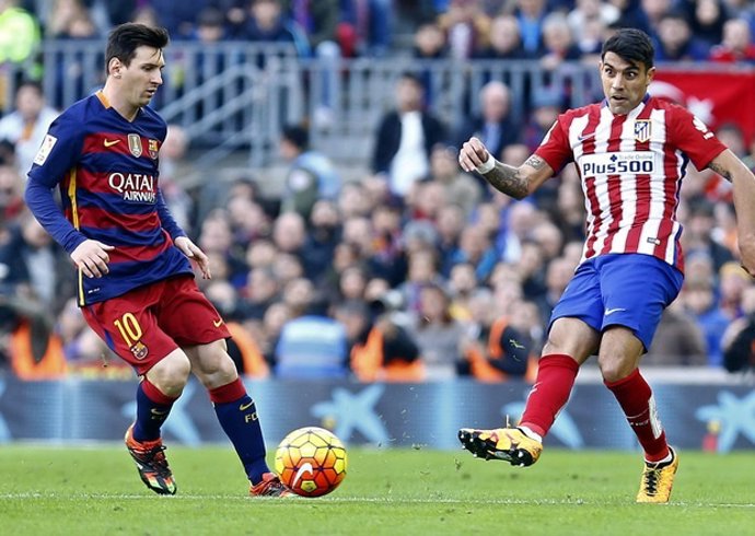 Leo Messi Augusto Fernández Barcelona Atlético