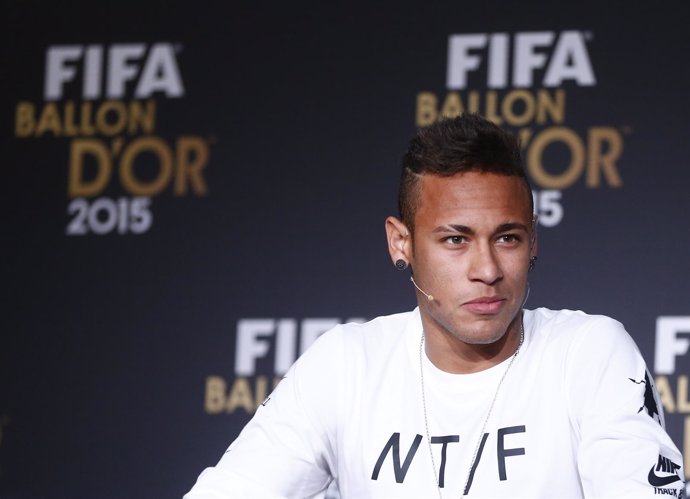 Neymar en la gala del Balón de Oro