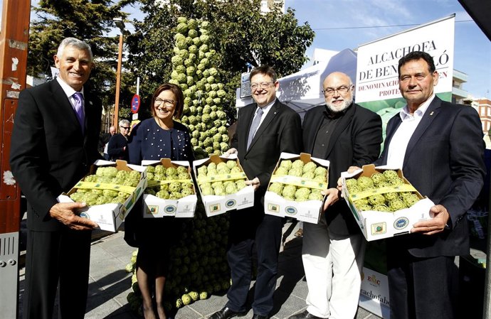 Puig en la Feria Gastronómica de la Alcachofa de Benicarló
