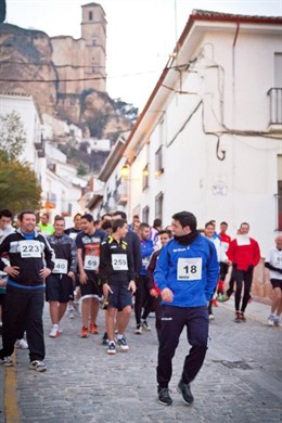 Carrera solidaria en Montefrío (Granada)