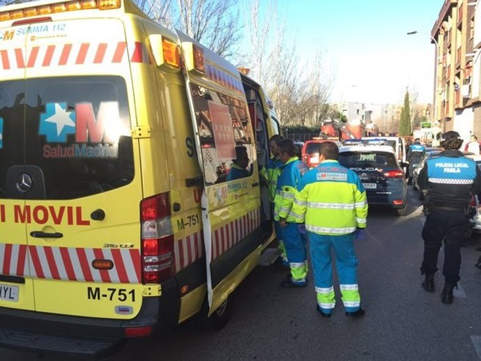 Atropello de un bebé en Parla