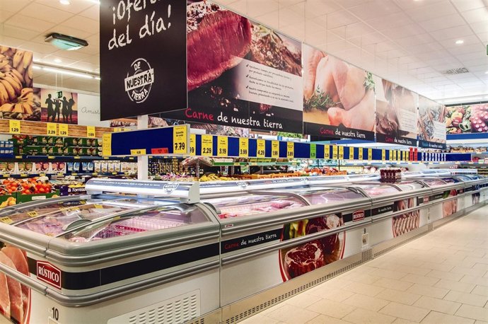 Interior de los supermercados Lidl.
