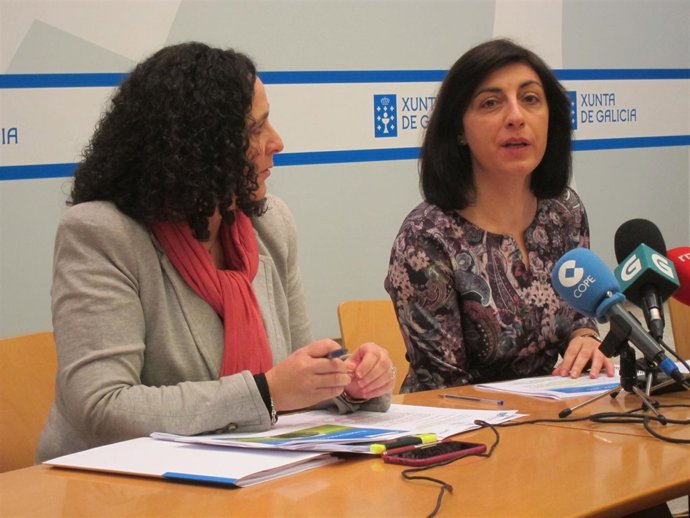 La directora xeral de Gandaría, Belén do Campo, y la conselleira de Medio Rural