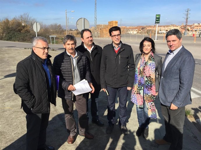 Cargos de Democràcia y Llibertad, con Enric Mir y Antoni Villas