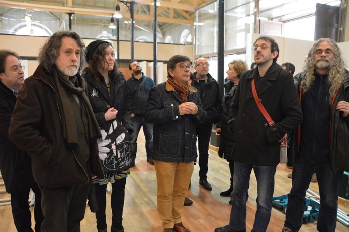 Roberto Sánchez Ramos, en el centro