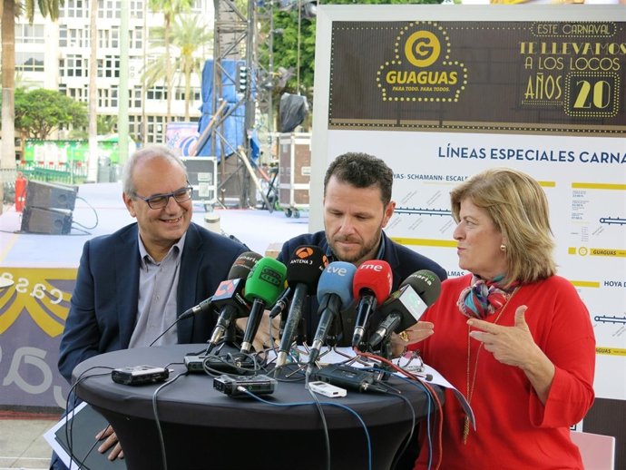 Miguel Ángel Rodríguez, Heriberto Dávila e Inmaculada Medina