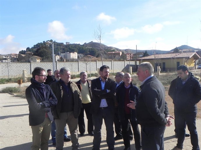 El consejero Soro en Campo de Daroca