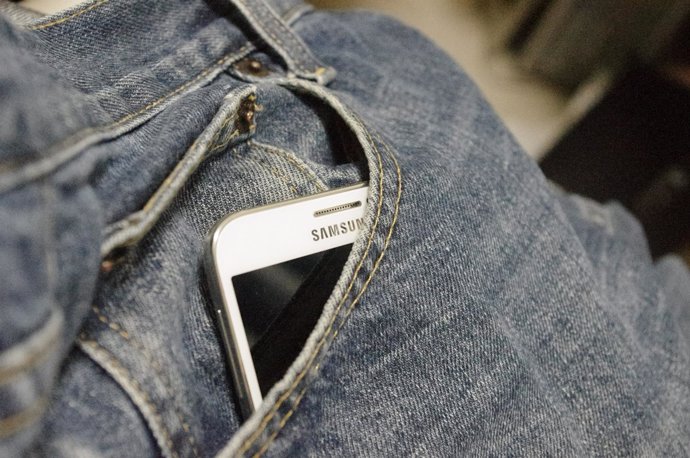 Smartphone teléfono de Samsung tecnología
