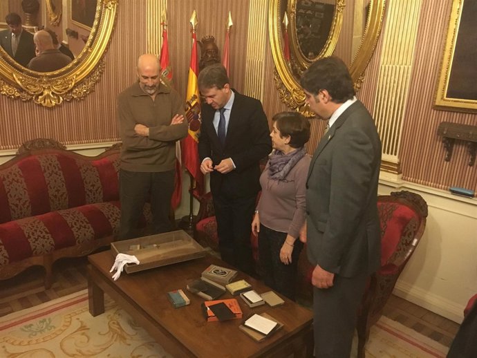 Desde izq., Rafael Sáiz, Javier Lacalle, Milagros Moratinos y Fernando Gómez