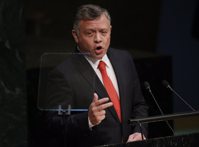 El rey Abdullah II Ibn Al Hussein de Jordania