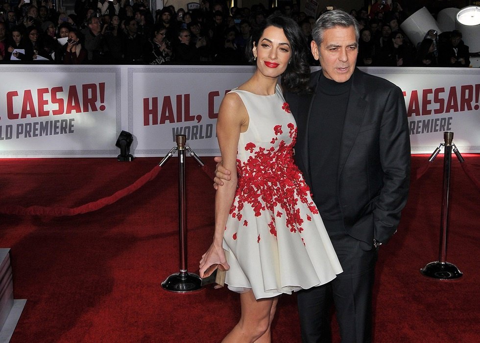 Amal y George en la premiere 'Hail,Caesar'Sipa USA