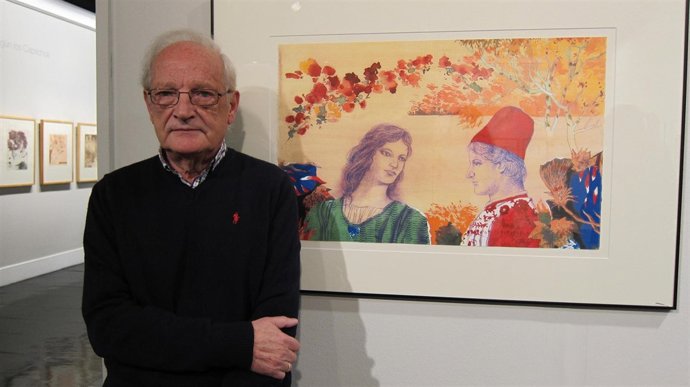 El artista aragonés Natalio Bayo