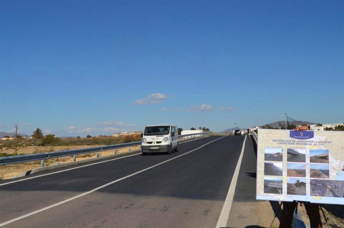 La Diputación reconstruyó el puente de Vera tras las inundaciones de 2012.